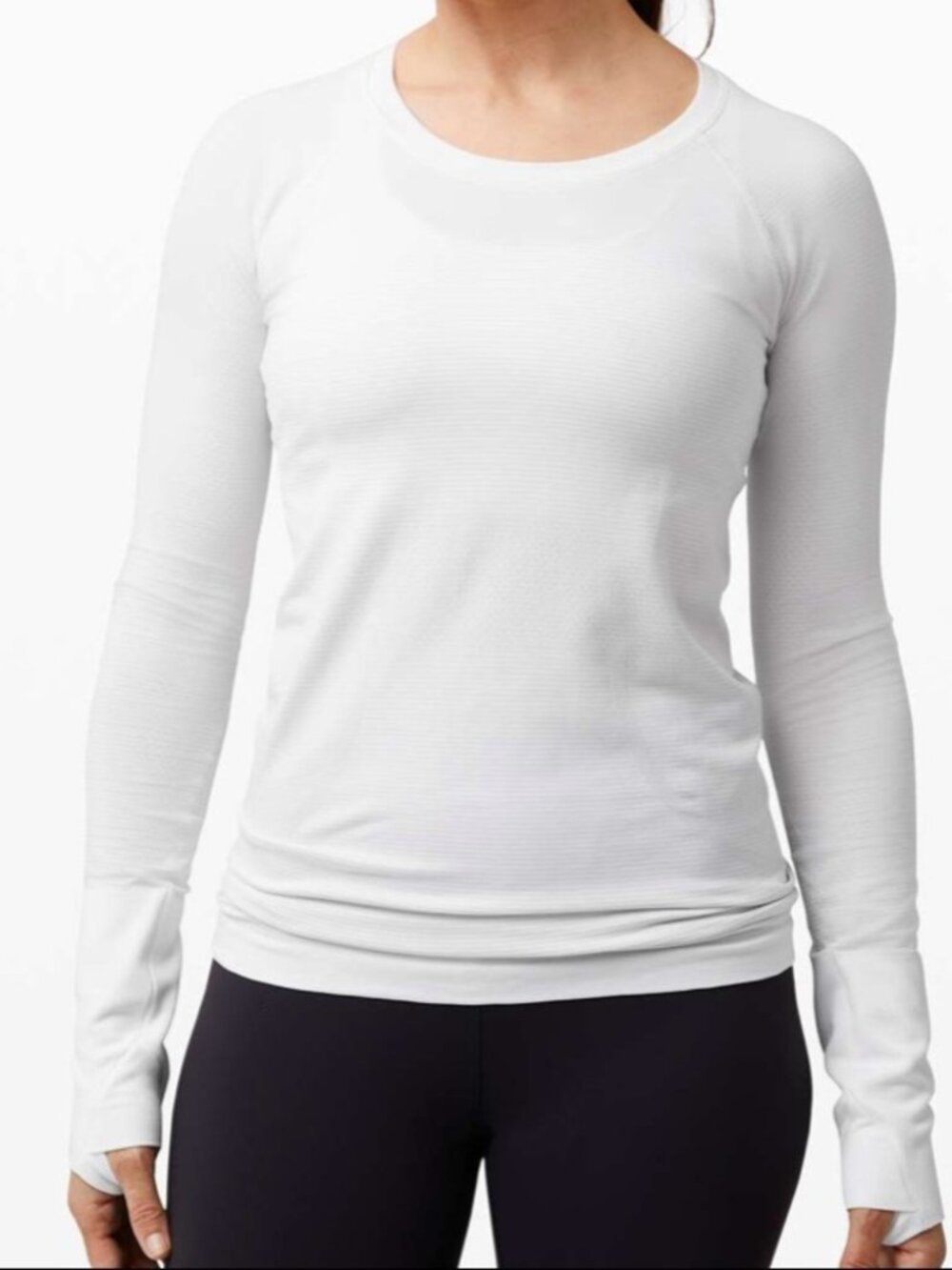 NWT Lululemon Swiftly Tech Long Sleeve Crew ~ White ~ 6